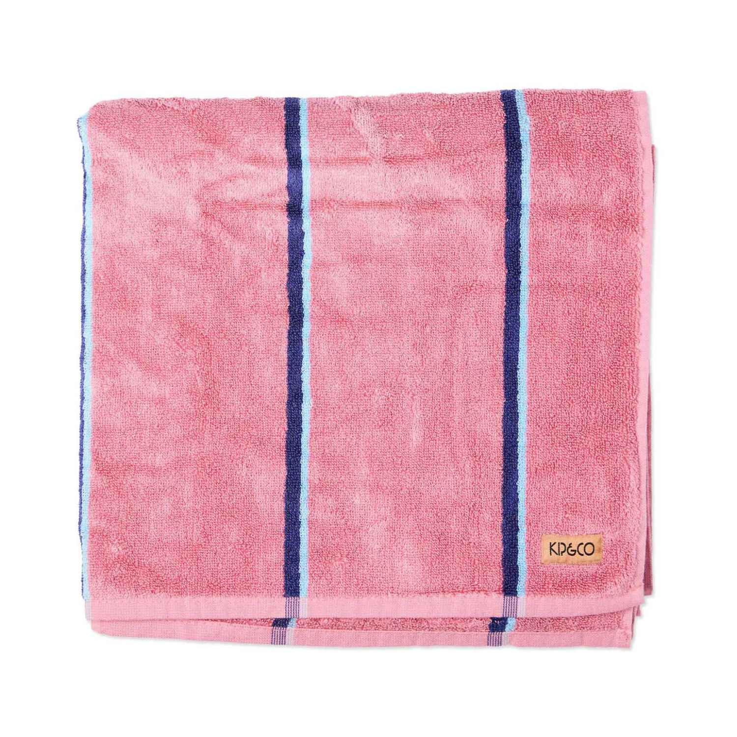 Kip&Co Blushing Stripe Bamboo Terry Bath Towel